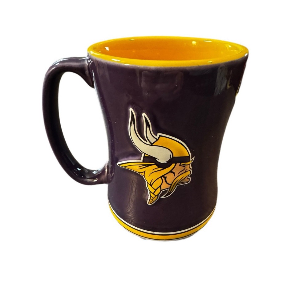 Minnesota Vikings NFL 3D‎ Logo Ceramic Coffee Mug , 2013